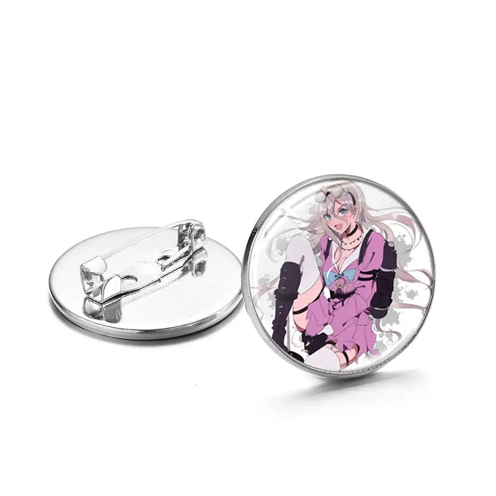 CHSXY Danganronpa V3 Game аниме-броши Oma Kokichi кавайные фигурки стеклянная арт-картина круглая