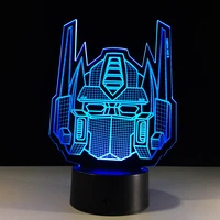home electronics 3d small table lamp bedroom bedside lamp colorful touch night light creative product gift night light