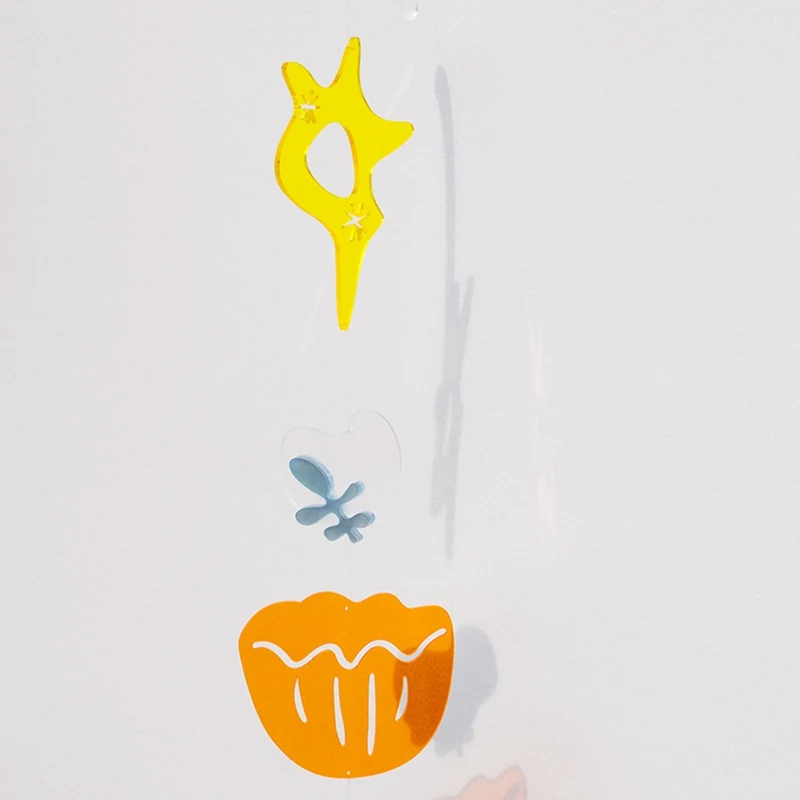 

Geometric Balance Dynamic Acrylic Pendant Creative Simple Home Furnishing Wind Chime Decoration