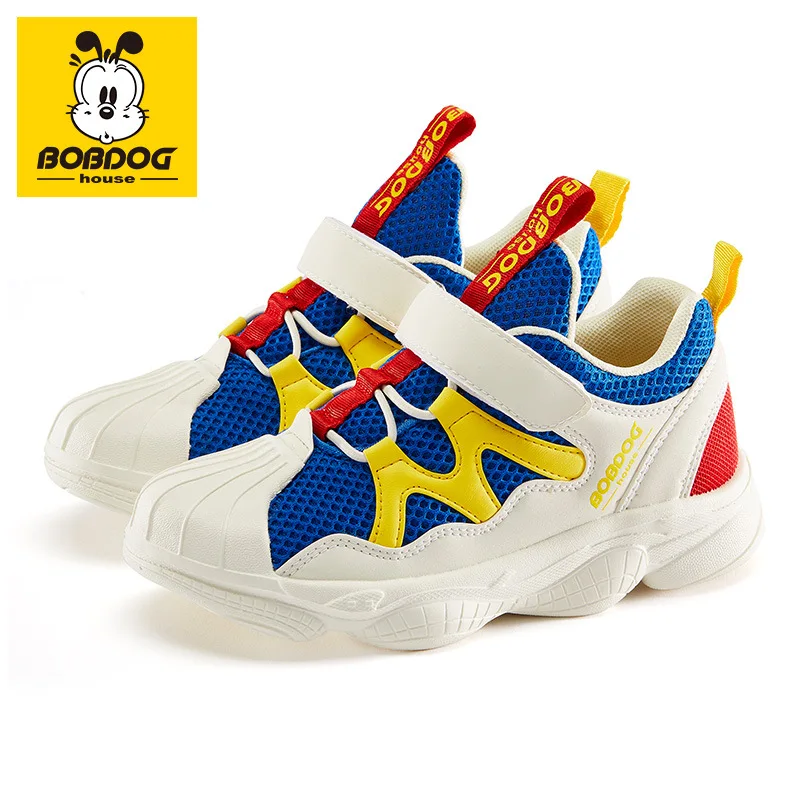 Новые стильные кроссовки Bobdog на резиновой подошве для маленьких детей лидер