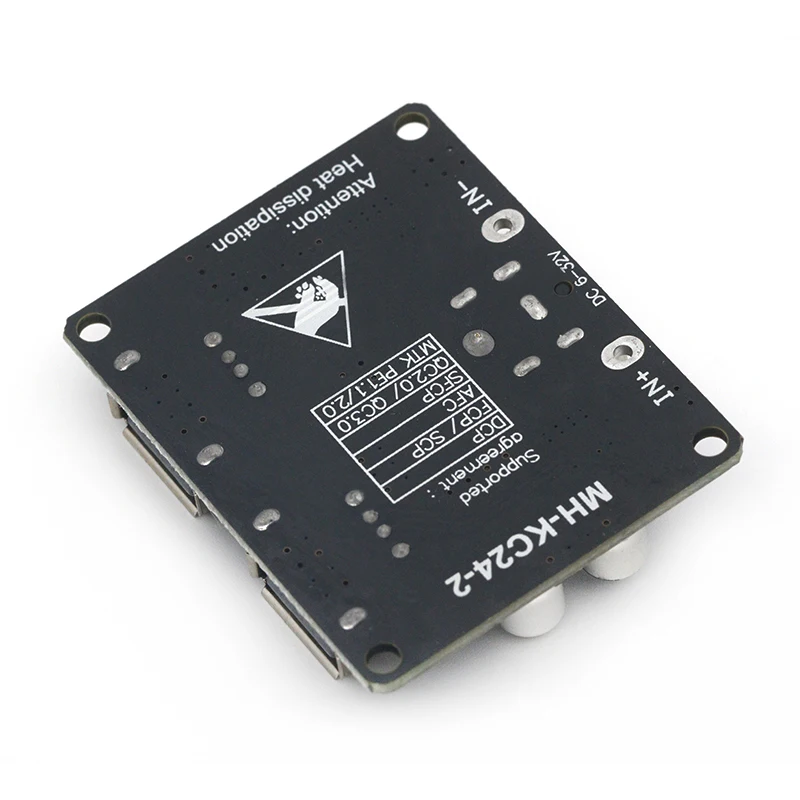 Двойной 2 для быстрой зарядки с usb-портом Зарядное устройство понижающий модуль