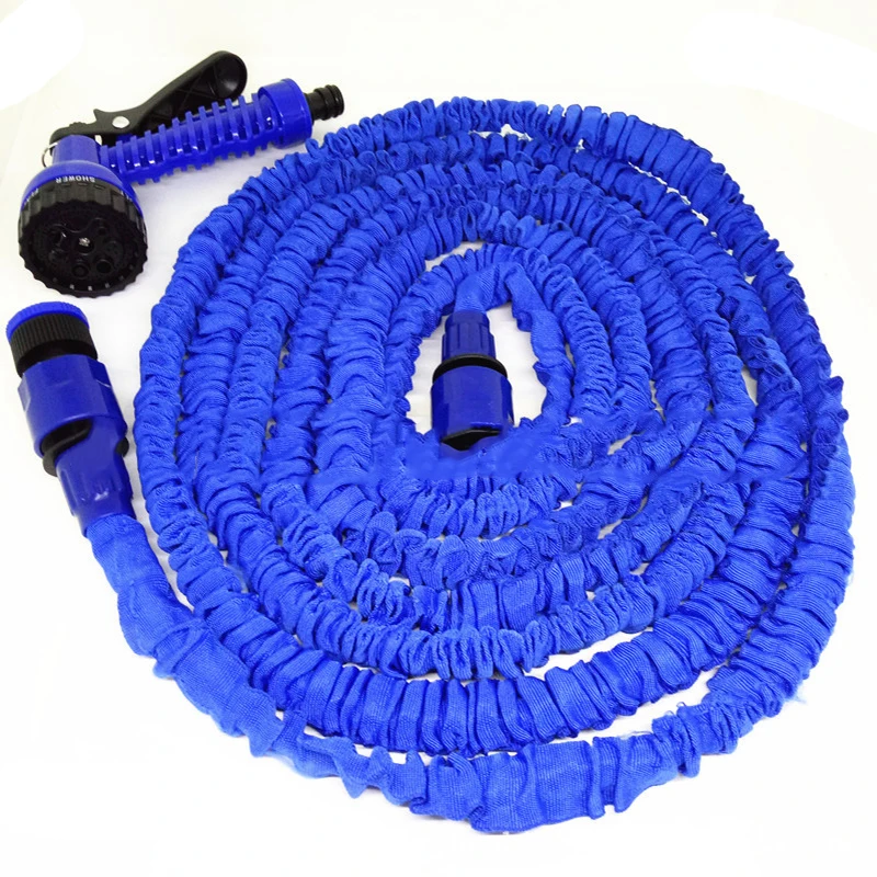 

50FT-100FT Garden Hose Expandable Magic Flexible Water Hose EU Hose Plastic Hoses Pipe With Spray Gun To Watering Car Wash Spray