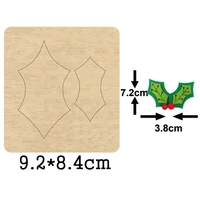 two size leaves earrings diy 2020 new cutting mold wood dies for leather blade rule cutter for diy leather cloth paper crafts