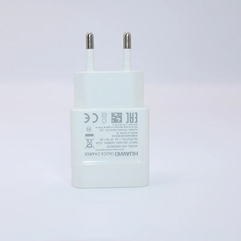 Зарядное устройство Huawei с Micro USB / Type-c кабелем зарядное европейской вилкой для