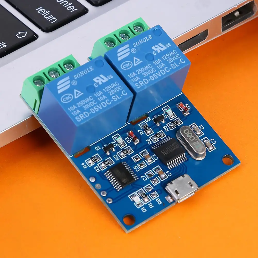 LCUS 2 канала релейный модуль 5В USB Управление переключатель интеллигентая (ый) 10A 250