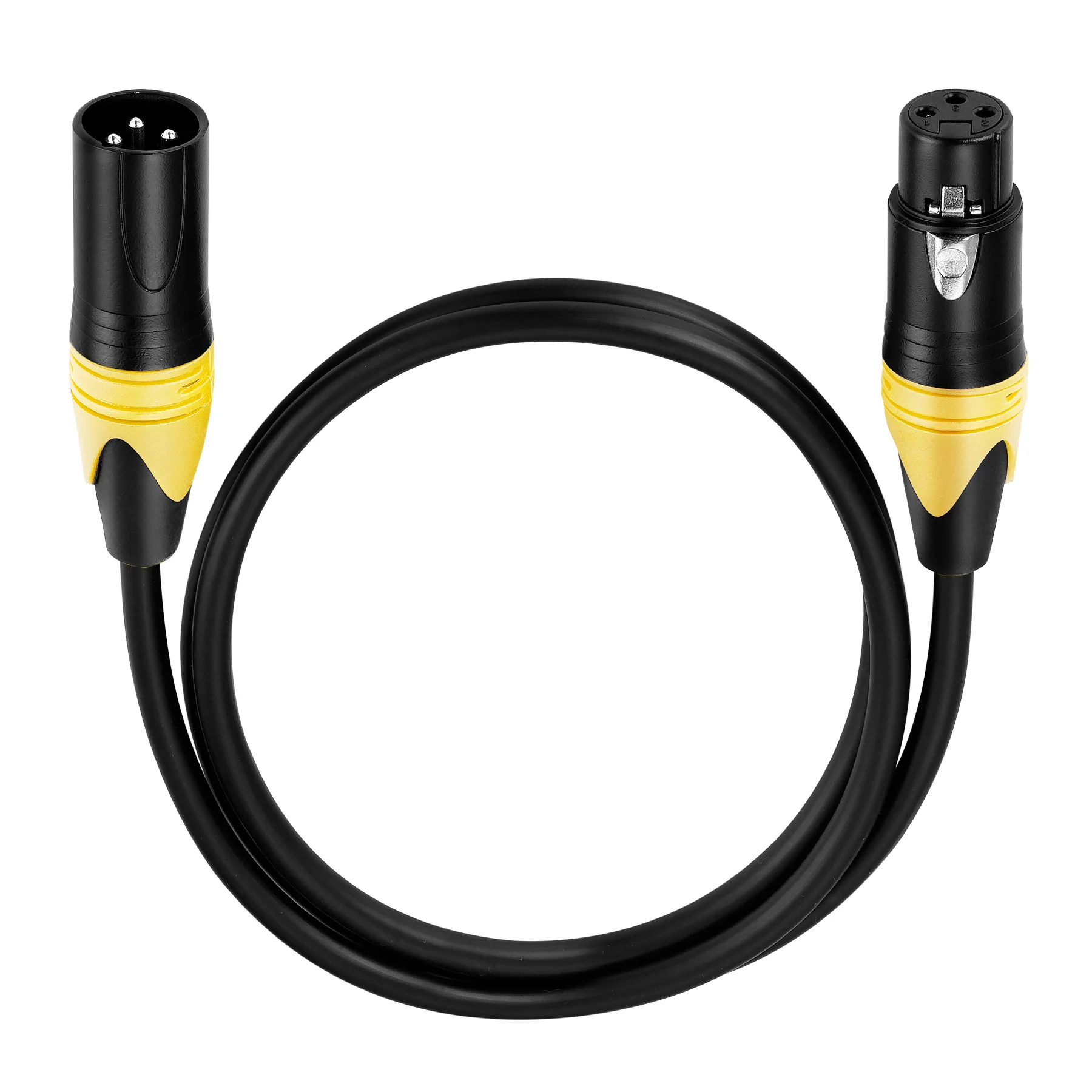 Кабель Bochara XLR штекер гнездо 3 контактный разъем OFC медная фольга и Плетеный