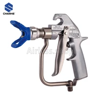 charhs airless sprayer gun 5000psi with airless tips guard 246240 4 finger trigger suit for airless paint sprayer