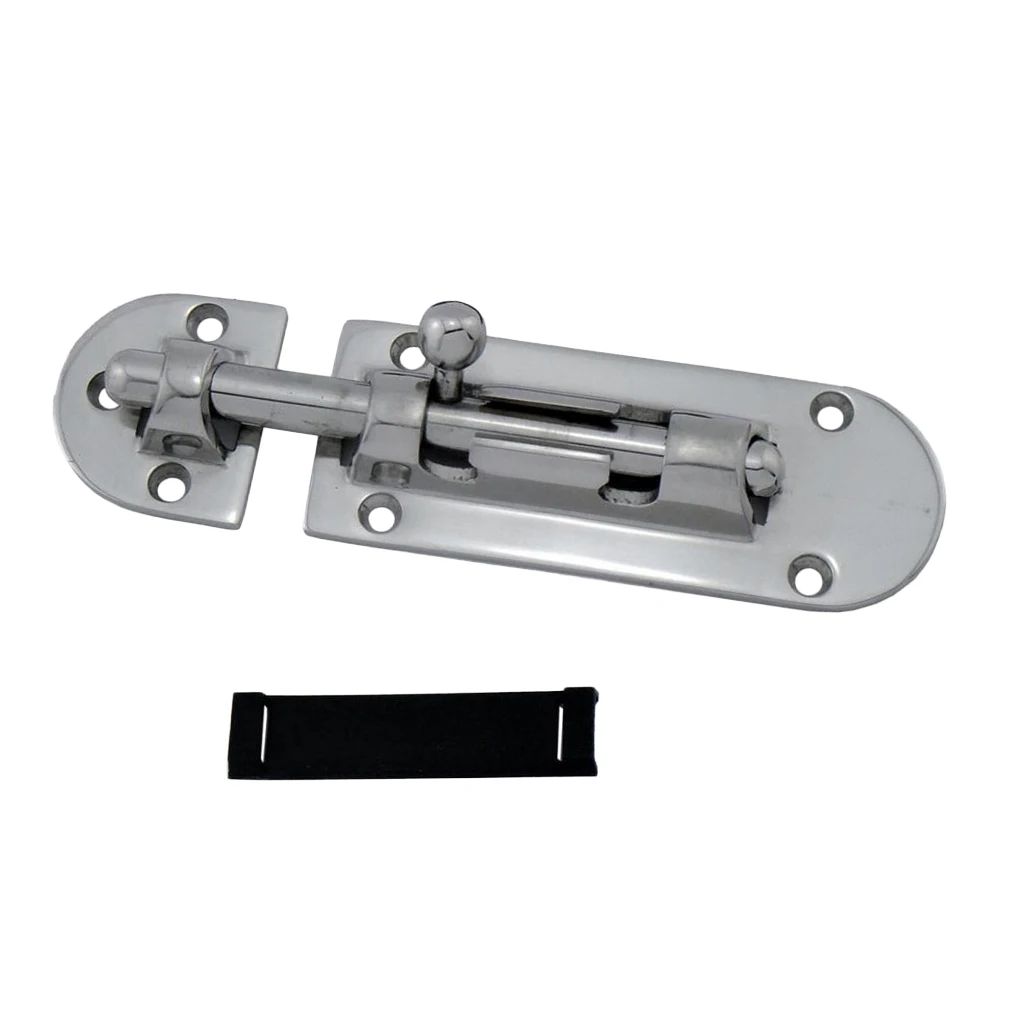 

3-1/2 inch 316 Stainless Steel Door Latch Sliding Lock Barrel Bolt (Silver)