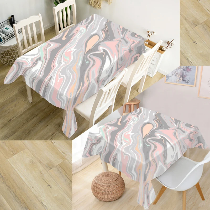 Новая мраморная текстура под заказ настенная скатерть прямоугольная