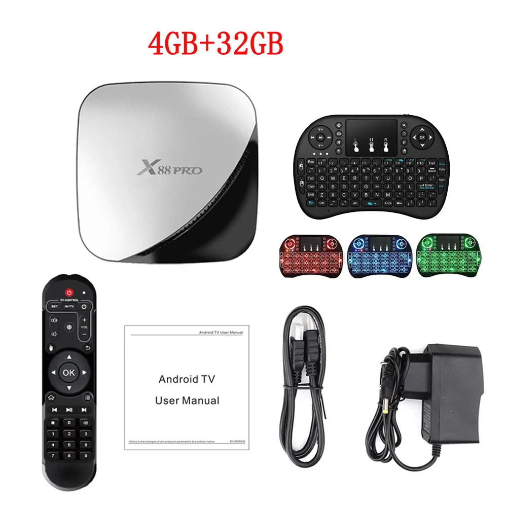 4G 32G I8 Backlit Android ТВ коробка A95X F2 Android 9,0 смарт-медиа-плеер 4 K Поддержка 2,4G& 5G Dual Band WI-FI RJ45 ЛВС USB HDMI оптический Смарт ТВ коробка - Цвет: 4G 32G I8 Backlit