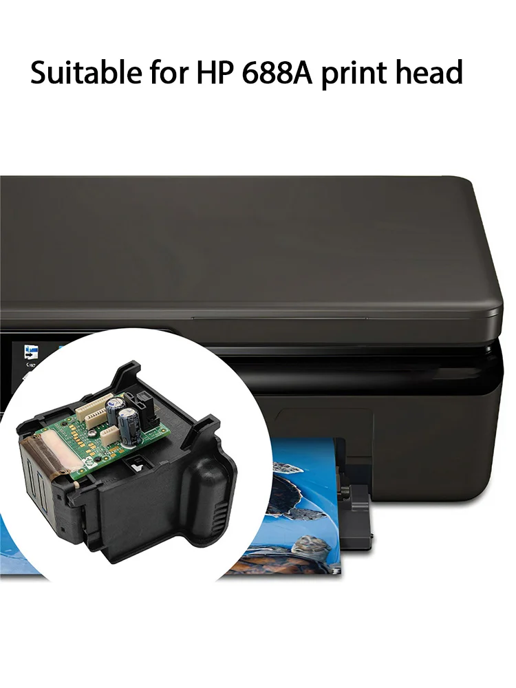 

For HP 688A Print Head Hewlett Packard Office Working Indoor Printer Print Head Apply To HP688 688A 5510/4610/4615 4625 3525