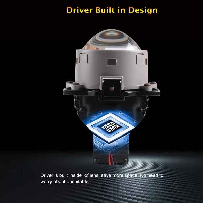 Автомобильная светодиодная лампа-проектор 2 шт. 3 дюйма 55 Вт 5500 к | Автомобили и