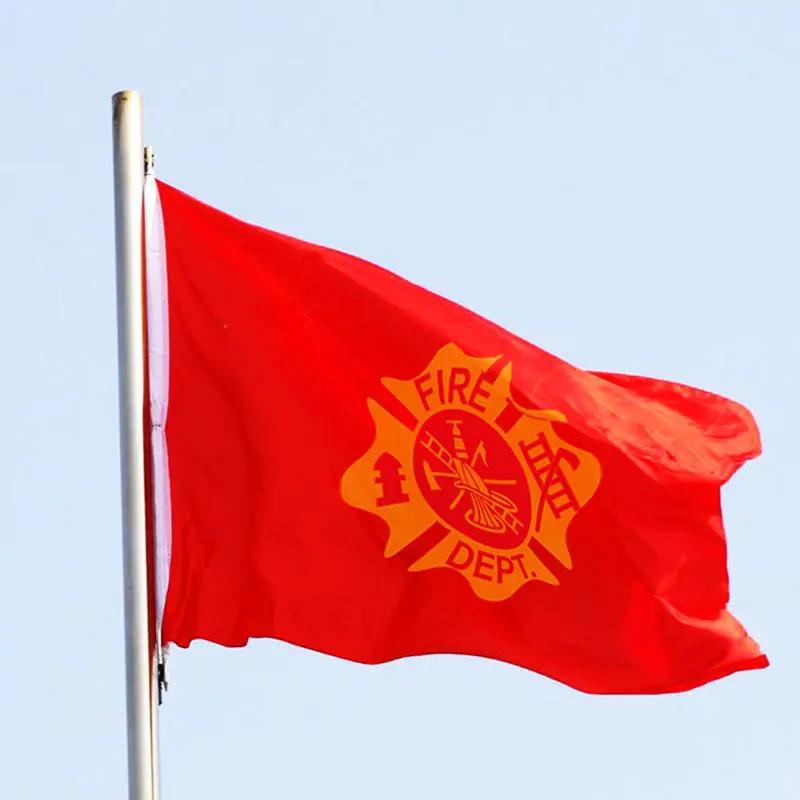 Флаг полиэфирный баннер для внутренней наружной установки флаг пожарной службы