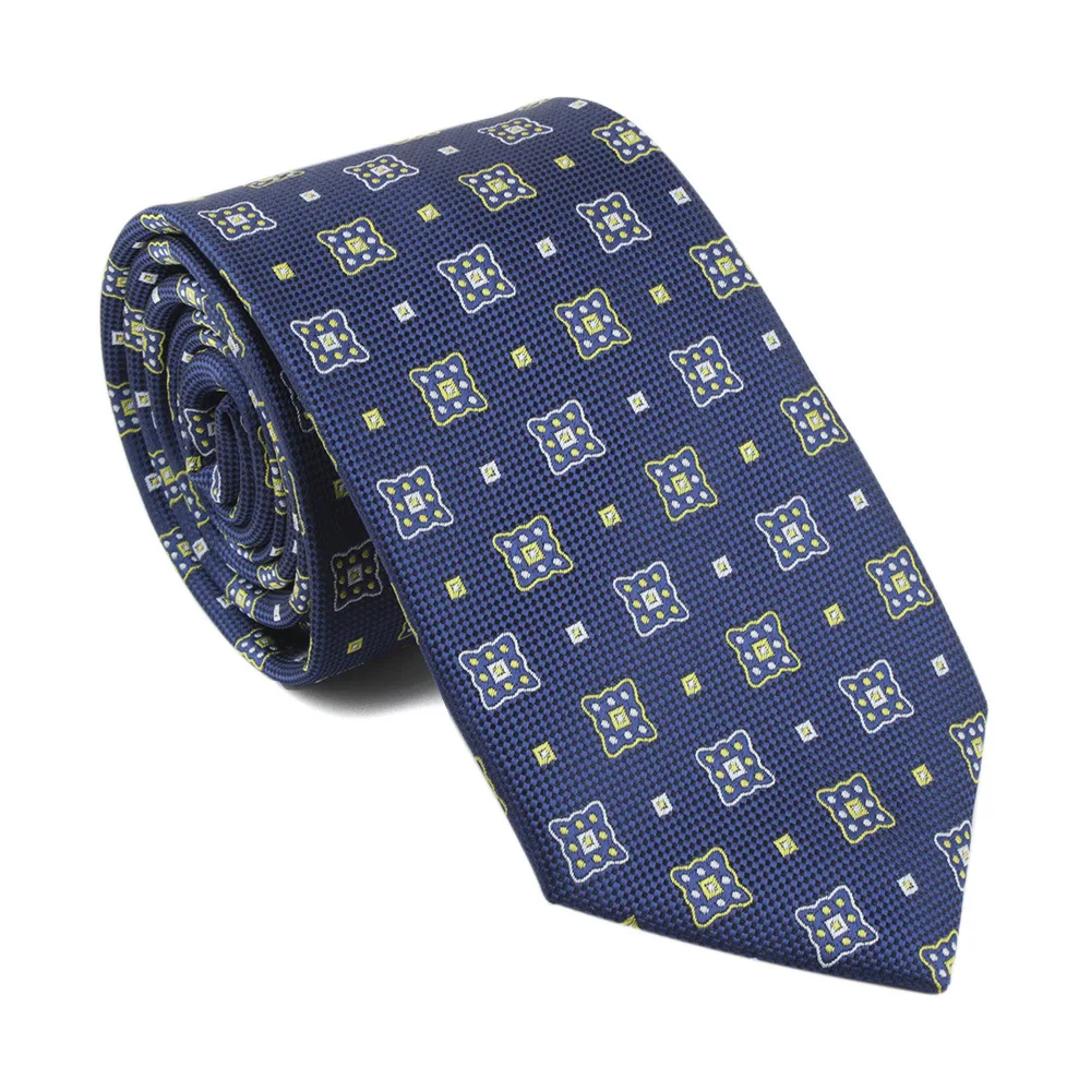 

7.5cm Necktie Classic Ties for Mens Formal Gravatas Para Homens Groomsman Wedding Dress Necktie Custom Logo