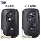 3  3 + 1 Кнопка смарт-брелок для дистанционного ключа чехол без ключа для LEXUS IS250 ES350 GS350 LS460 GS