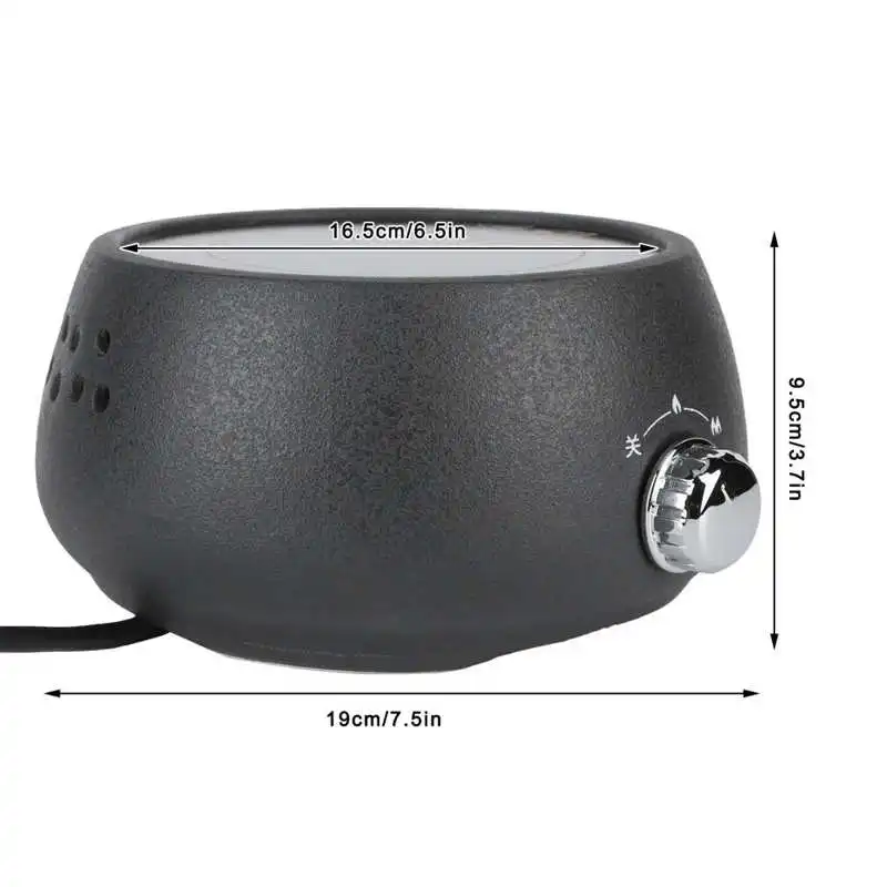 

500W Electric Stove Mug Warmer Mini Ceramic Mute Coffee Heater Cooker for Home Use 220V