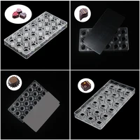 meibum 7 styles polycarbonate chocolate mold pc candy forms baking tools magnetic stainless steel transfer plate choco mould