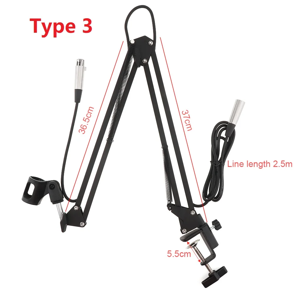 Многофункциональный противоударный Держатель для микрофона с двухслойным поп