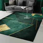 Европейский стиль темно-зеленый золотой напольный коврик для гостиной большой ковер на заказ 2,6 м ширина прикроватный коврик для ванной двери коврик