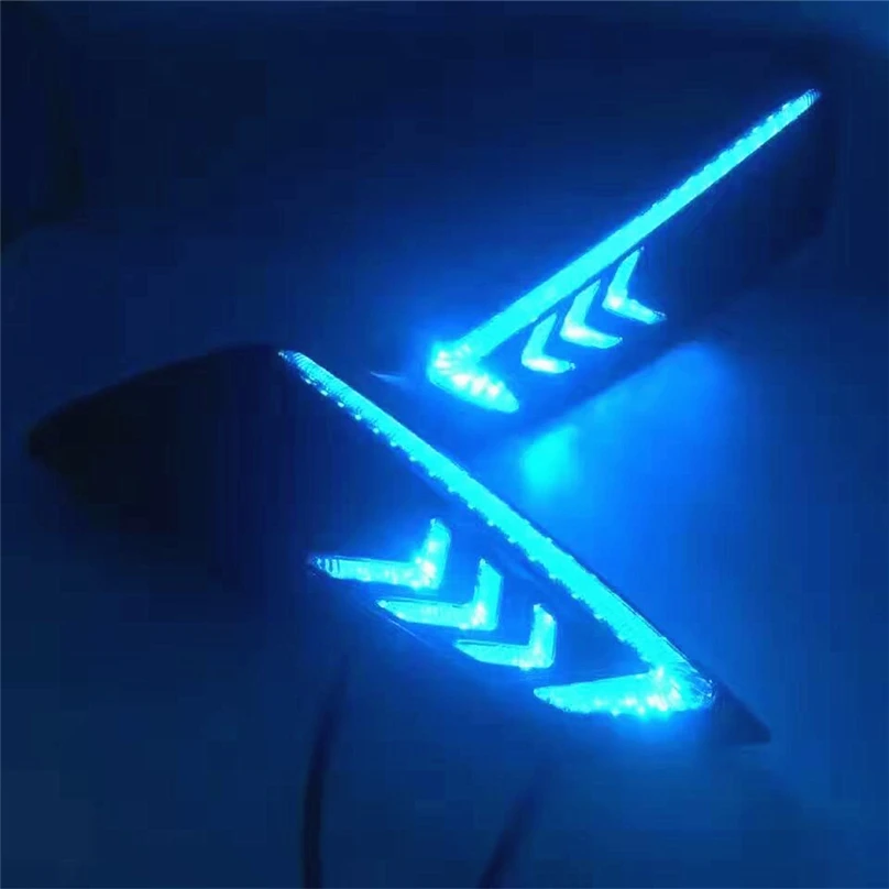 Автомобильный мигающий автомобильный Стайлинг для Honda City 2015 2016 LED DRL дневные
