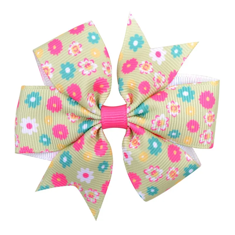 Bnwige quality Grosgrain Ribbon Girl Bow Elastic Hair Tie Clip Band DIY Accessories Best Gift For Kids 2019 | Детская одежда и