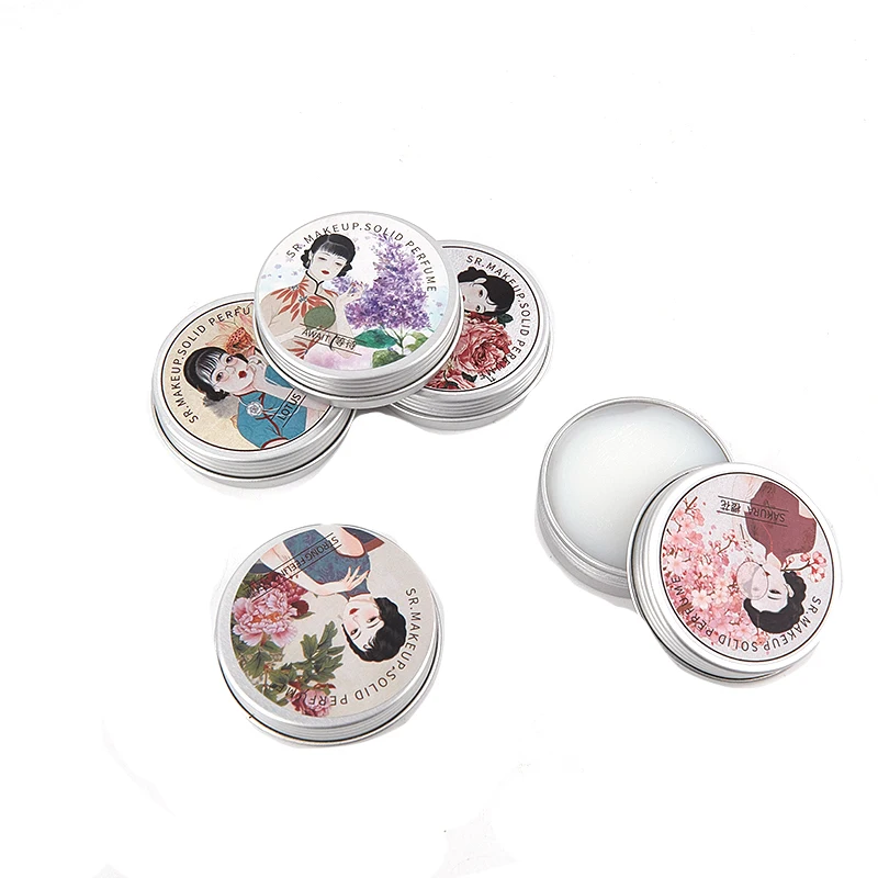 

Solid Perfume Portable Balm Fresh Elegant for Women Solid Perfume Body Aroma
