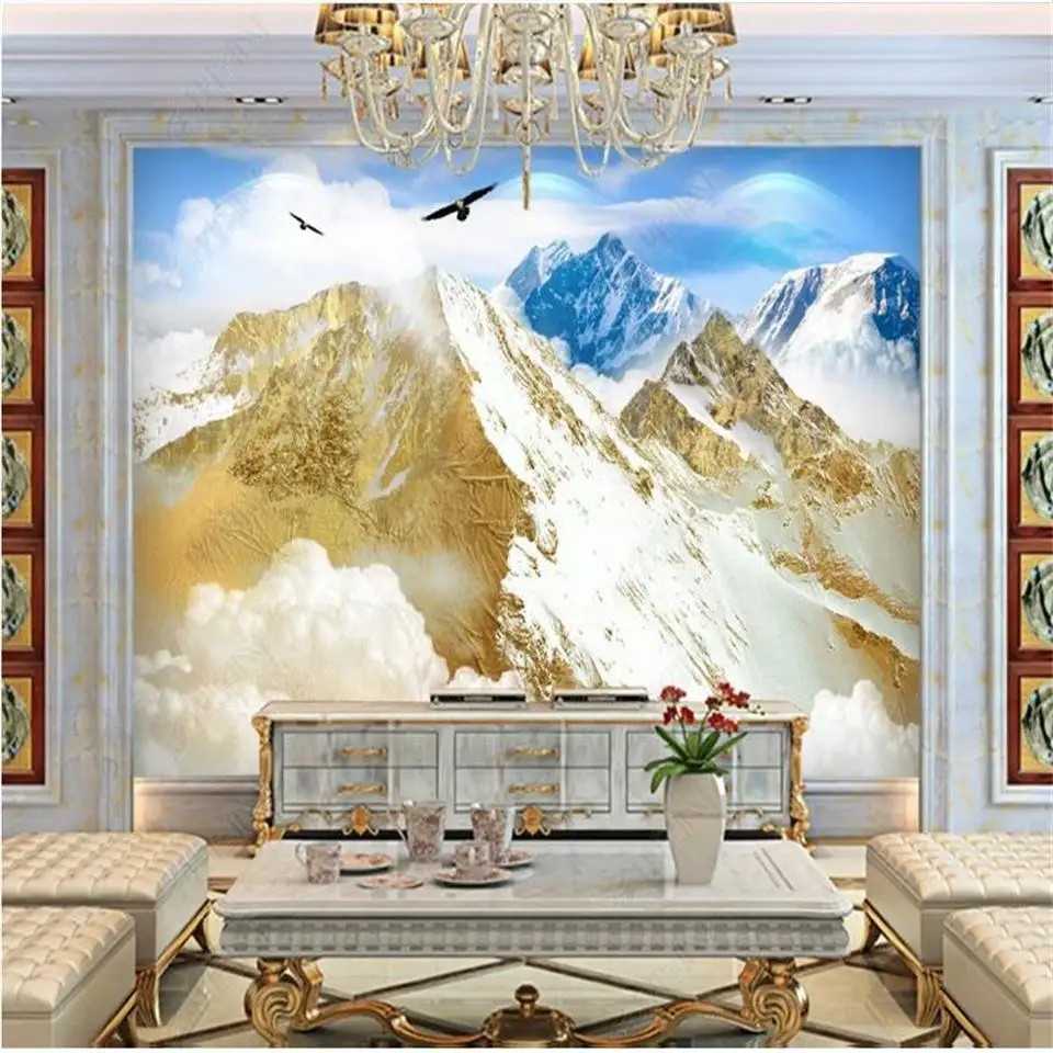 

Изготовление размеров под заказ 3d фото обои настенная наклейка для гостиной горный fly птица пейзажа 3d картина стены комната для домашнего д...