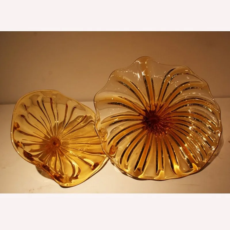 Hot sale! Factory price Hand blown glass wall art Flower Design Blown Glass Wall Lamps | Освещение