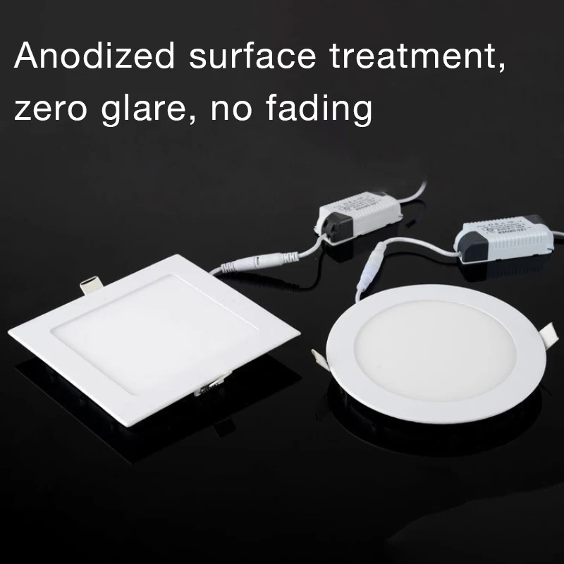 Светодиодный точечный светильник ультра тонкий Алюминий магазин потолочный