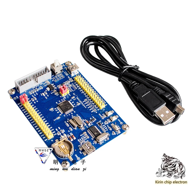 1 шт./лот Mini stm32f103rbt6 core board / blue oil Cortex M3 72 МГц/USB с одним нажатием|Хранилища для