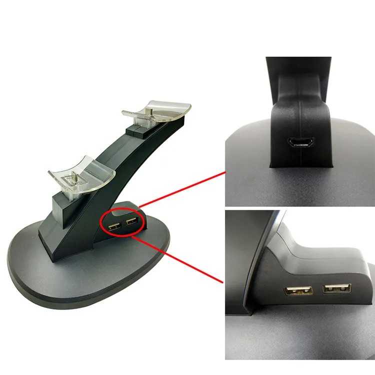 Светодиодный светильник двойной контроллер USB зарядное устройство зарядная док