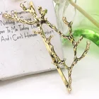 2 шт.компл. корейские заколки для волос для женщин заколки для волос креативные оленьи ветки из сплава аксессуары для волос Модные новогодние головные уборы для девочек