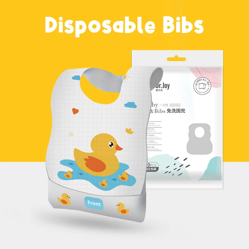 

Outdoor Travel Disposable Waterproof Portable Convenience Baby Bib Solid Food Self Feeding for Child Toddler Infant Kid Children