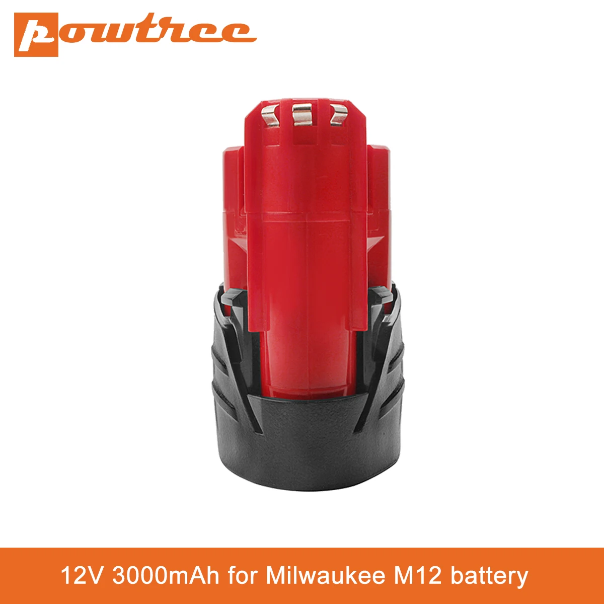 Литий ионный аккумулятор Powtree 12 В 2440 Ач для электроинструмента Milwaukee M12 XC 48 11 2402 2411