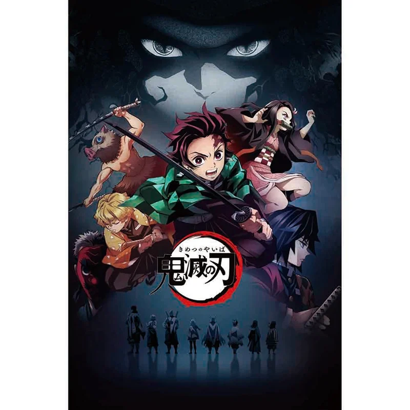Короткая футболка с героями из японского аниме Демон убийца: Kimetsu без Yaiba камадо