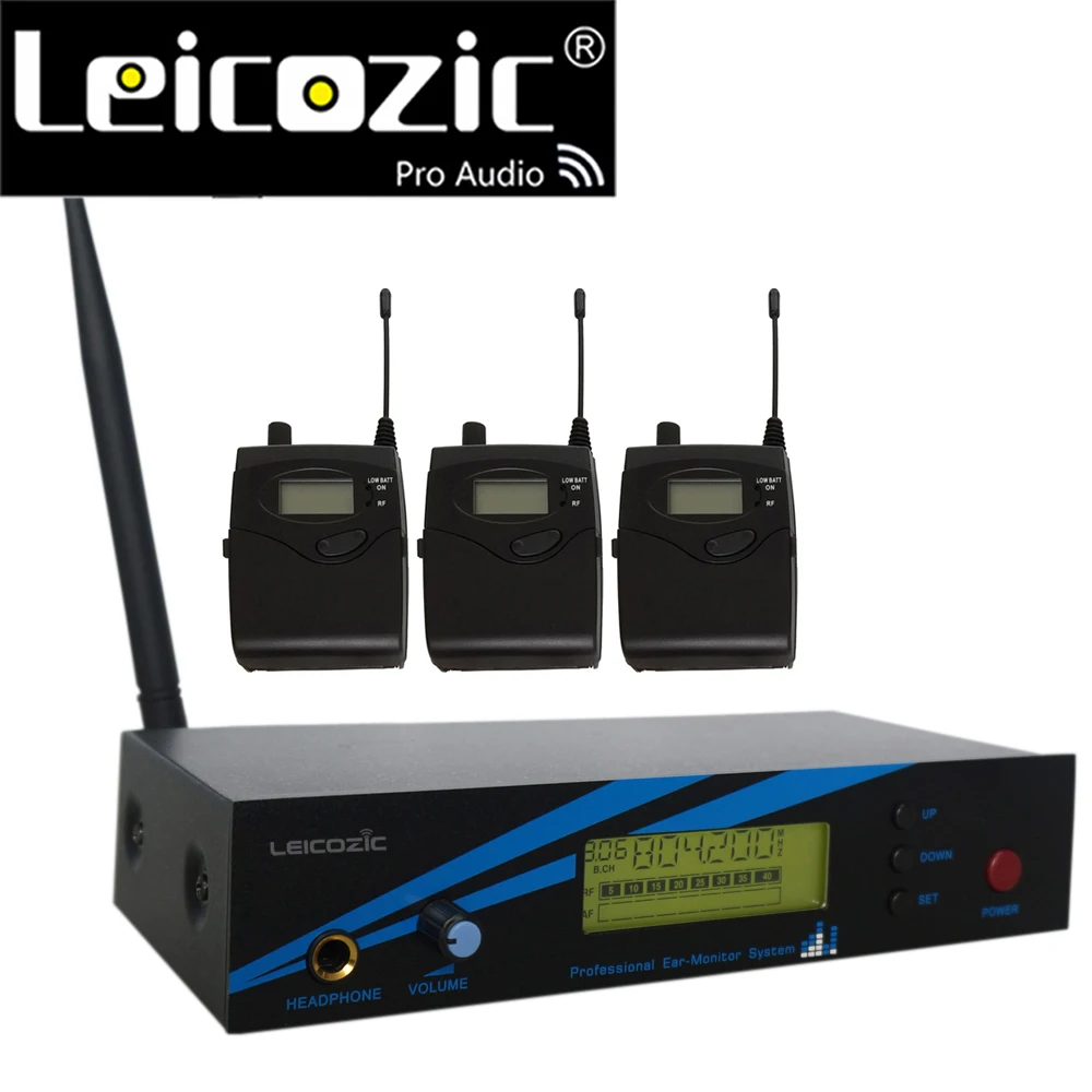 Leicozic L 500 супер беспроводная система контроля в ушах UHF Stage IEM монитор 300iemg2 G2 3
