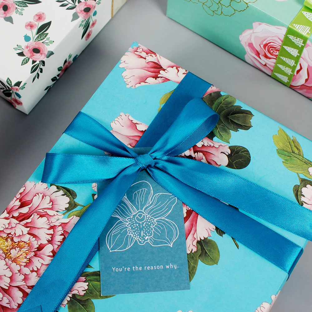 50x70 см рулон бумаги в цветочном стиле для украшения свадьбы детского дня рождения