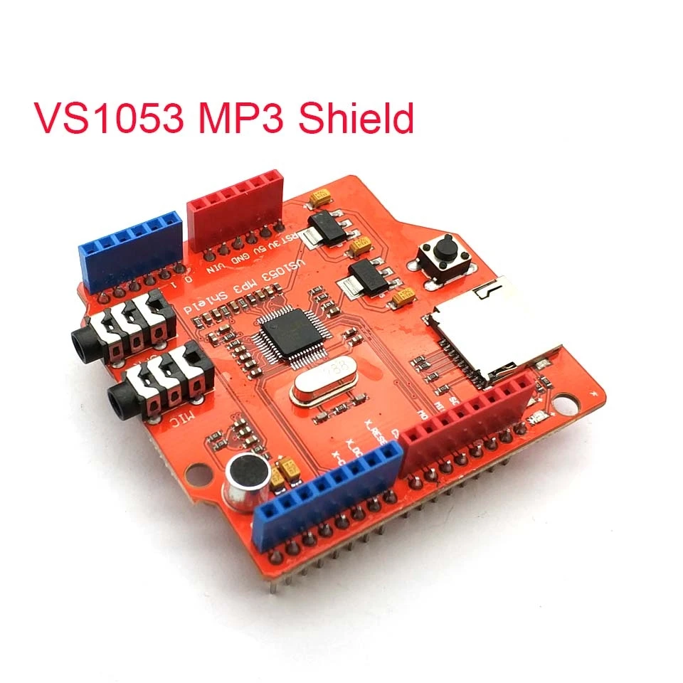 VS1053 VS1053B стерео аудио mp3 плеер щит запись декодирования модуль макетной платы с TF