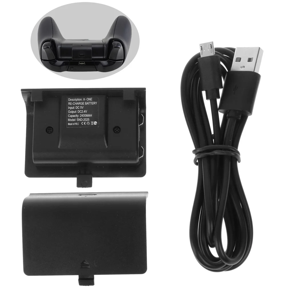 Новый Ni MH 2400MAHCharger комплект аккумуляторная батарея + USB кабель для Xbox One|Запасные