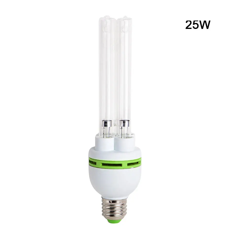 

E27 Uvc Ultraviolet Uv Light Tube Bulb Disinfection Lamp Ozone Sterilization Mites Lights Germicidal Lamp Bulb Ac220v 15-36w