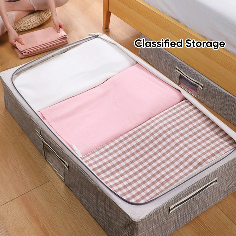 

JOYBOS Storage Box Oxford Cloth Foldable Storage Box Household Dormitory Large Capacity Storage Wardrobe Clothes Organizer JX36