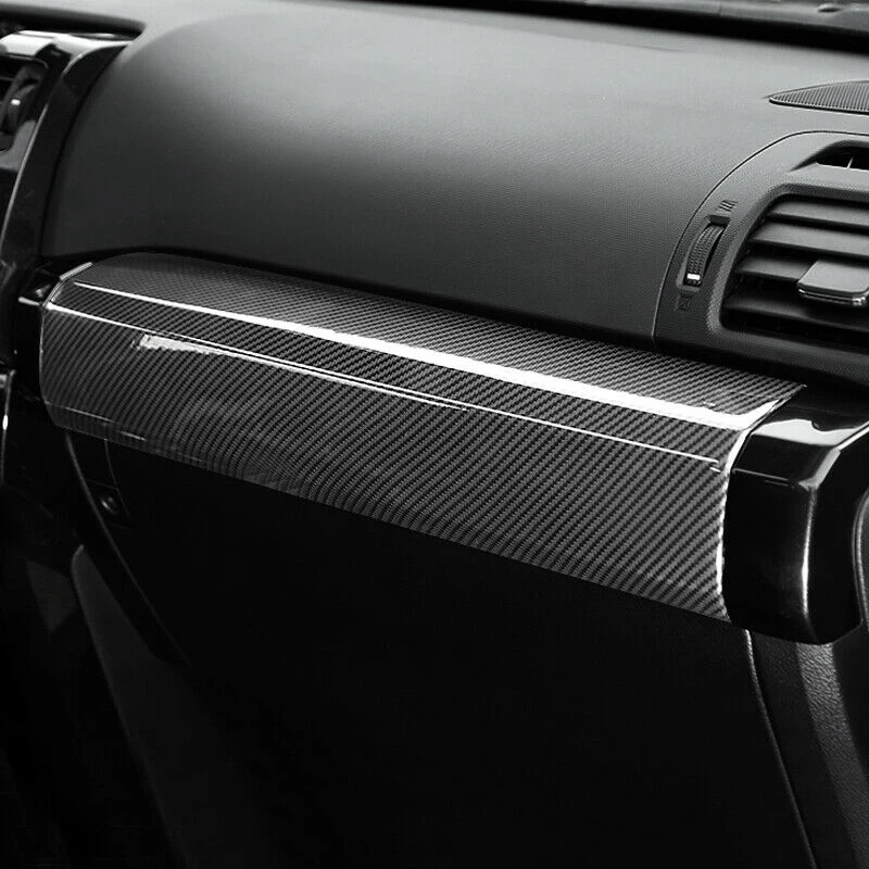 

for Toyota 4Runner 2010-2021 Carbon Fiber Co-Pilot Dashboard Center Console Stripe Panel Cover Trim