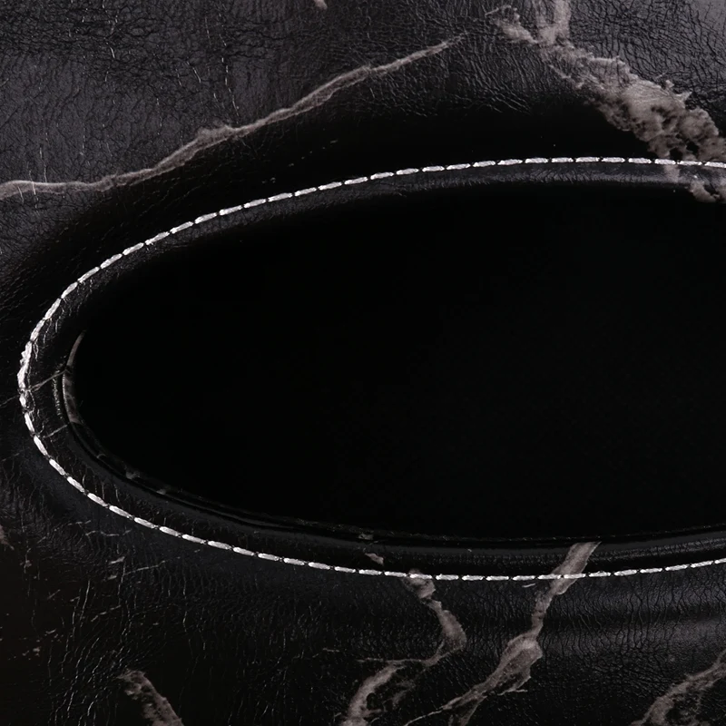 

Marble Pattern Jewelry Hotel Paper Box Business Office Dining Room Living Room Creative Leather Tissue Box