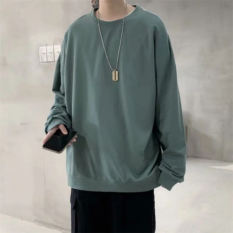 

2021 moletom homens preto branco hip hop punk T shirt casual moda roupas grandes oversized t shirt