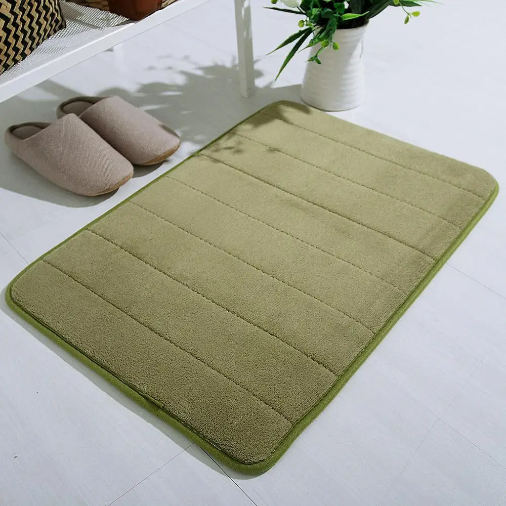 carpet Кухонный водопоглощающий нескользящий дверной коврик впитывающий мягкий коврик с эффектом памяти напольный для ванной и спальни душевой коврик Декор@ 30 - Цвет: carpet