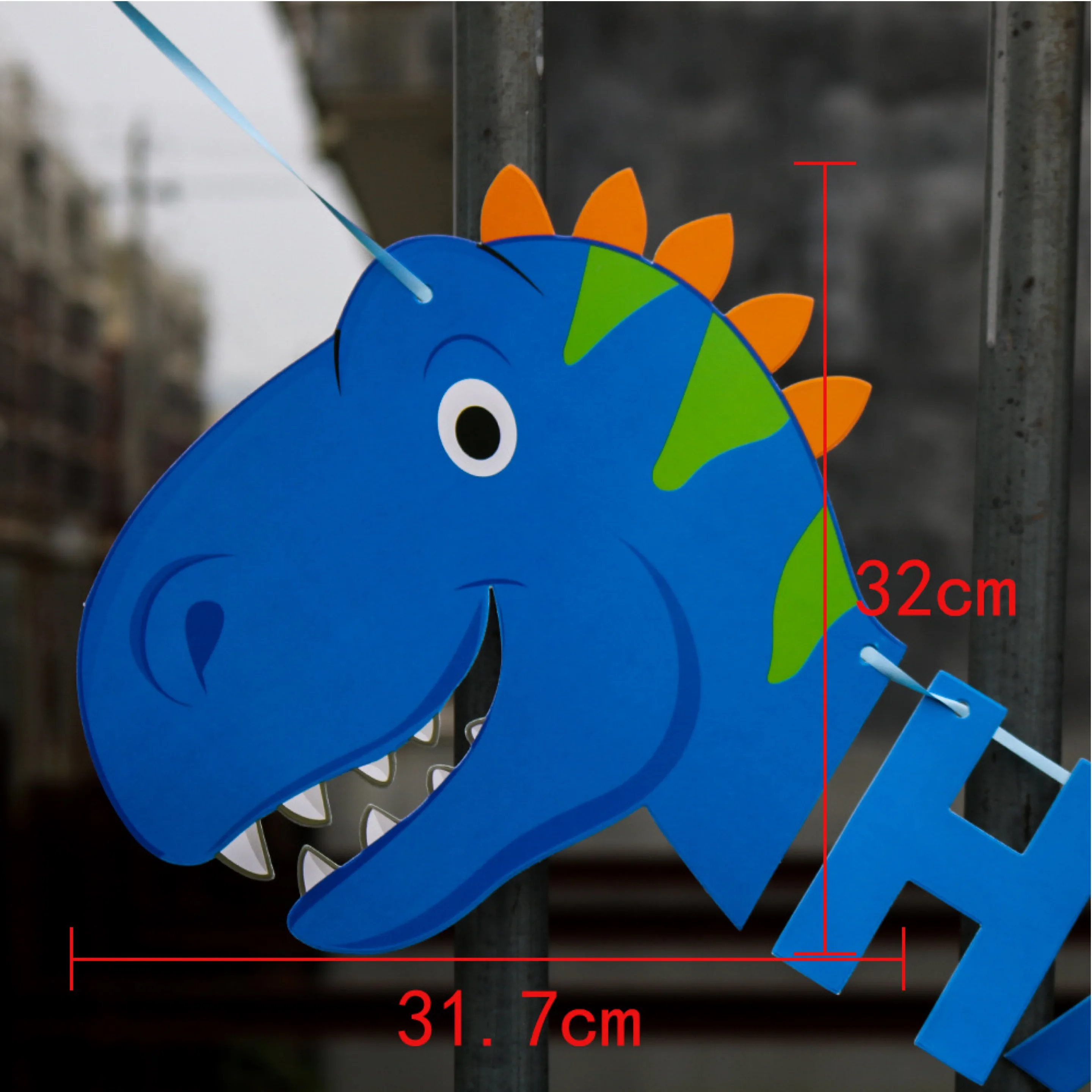 Вечерние принадлежности динозавра воздушные шары аксессуары бумага Гирлянда