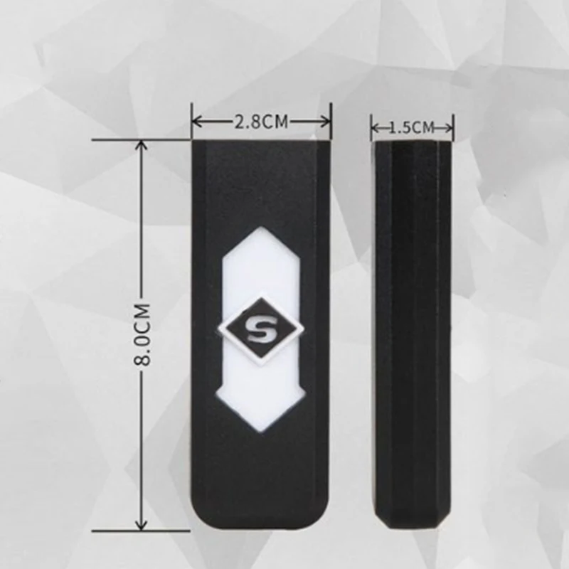 Ветрозащитная безпламенная USB Зажигалка Powstro Электронная сигарета без