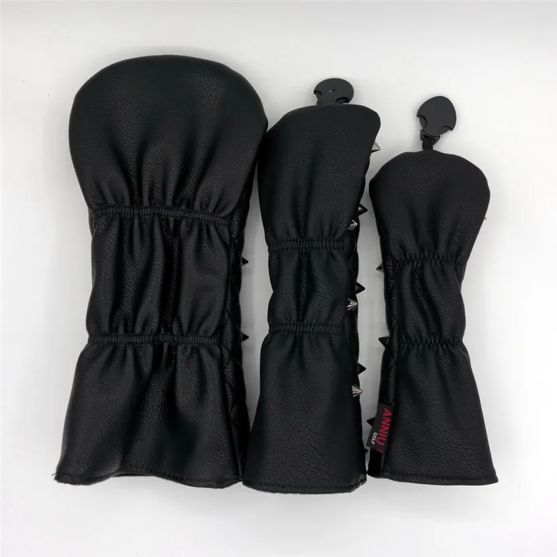 [Черные заклепки] Премиум головные уборы для гольфа водителя сказочный лес