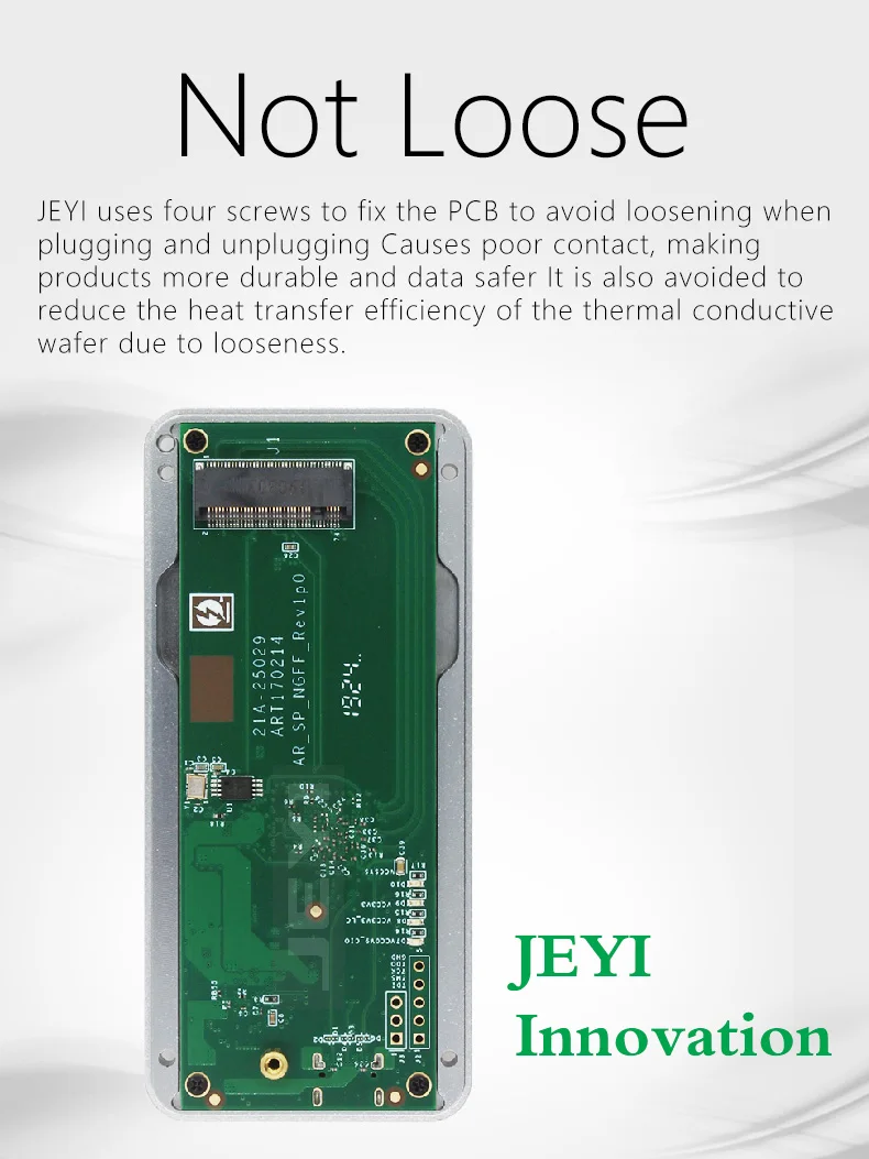 JEYI thunderbolt 3 m.2 nvme корпус чехол для мобильного телефона NVME TO TYPE-C алюминиевый тип C3.1 m. 2 USB3.1 M.2 PCIE U.2 SSD LEIDIAN-3