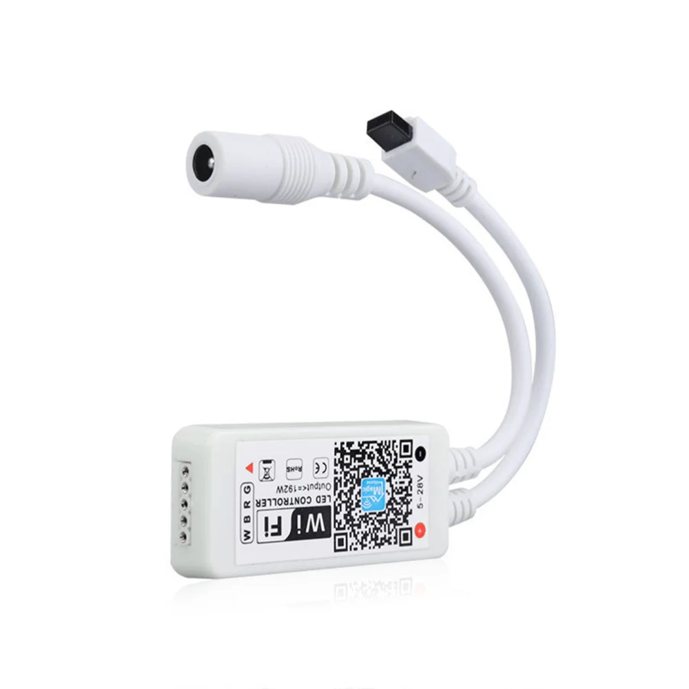 

24 Keys WiFi Wireless Smart LED Controller with IR Infrared Working with IOS System Mobile Phone App (RGB)